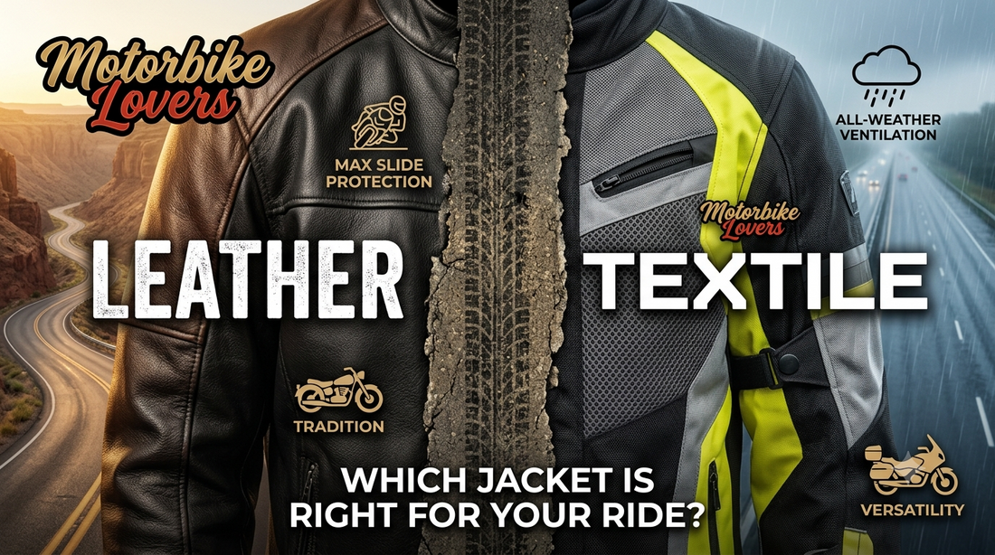 Leather vs Textile Motorcycle Jackets: The Ultimate Comparison Guide