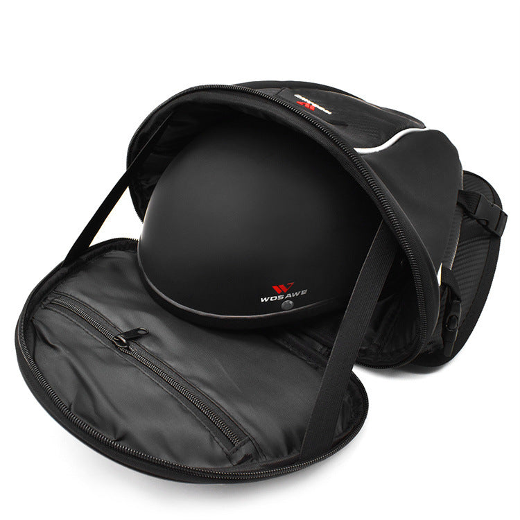 5-in-1 Umrüstbare Motorradtasche – Tank, Heck, Seite, Schulter, Umhängetasche | PU-Leder