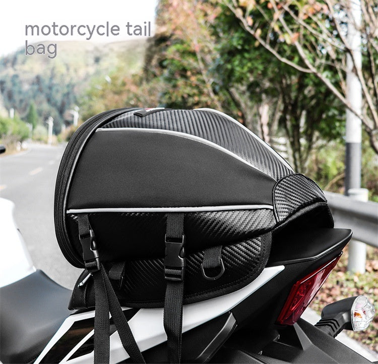 5-in-1 Umrüstbare Motorradtasche – Tank, Heck, Seite, Schulter, Umhängetasche | PU-Leder