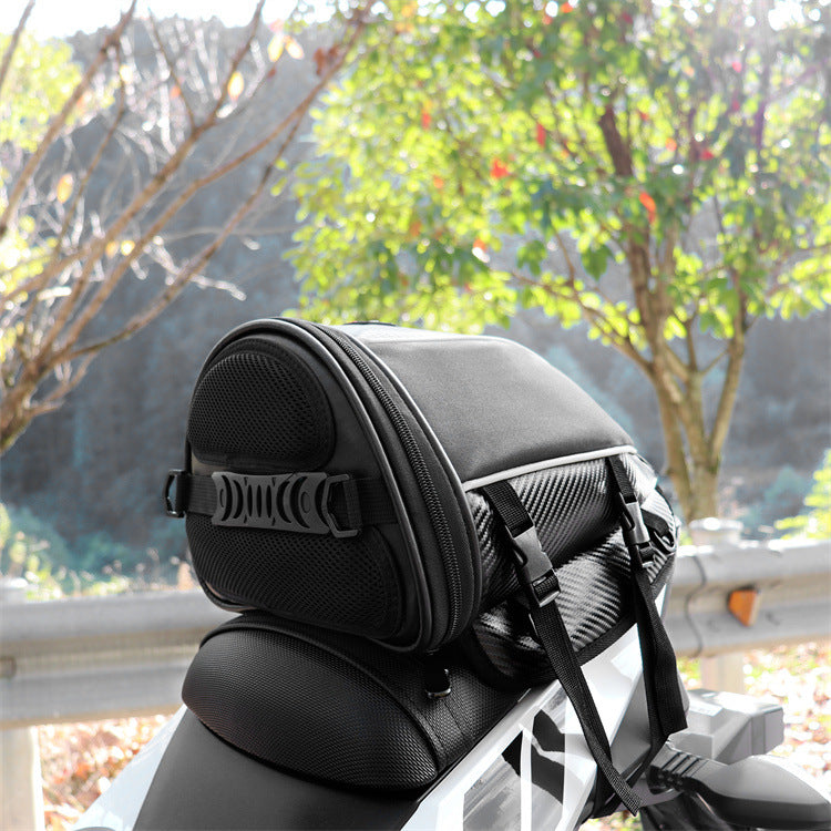 5-in-1 Umrüstbare Motorradtasche – Tank, Heck, Seite, Schulter, Umhängetasche | PU-Leder