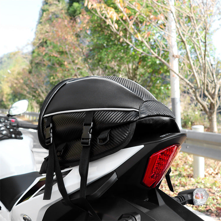5-in-1 Umrüstbare Motorradtasche – Tank, Heck, Seite, Schulter, Umhängetasche | PU-Leder