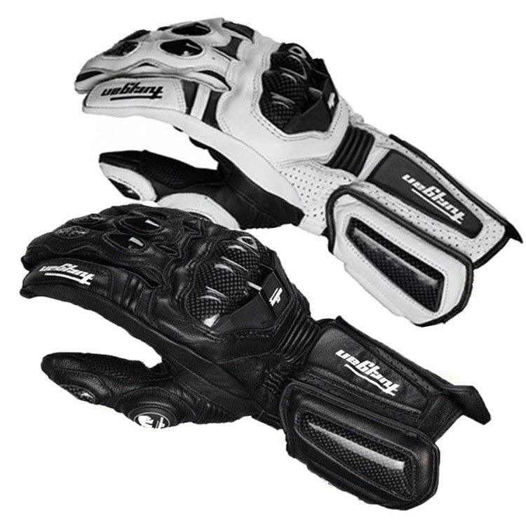 Carbon Fiber Motorcycle Gloves – All-Season, Touch Screen Compatible, Impact Protection