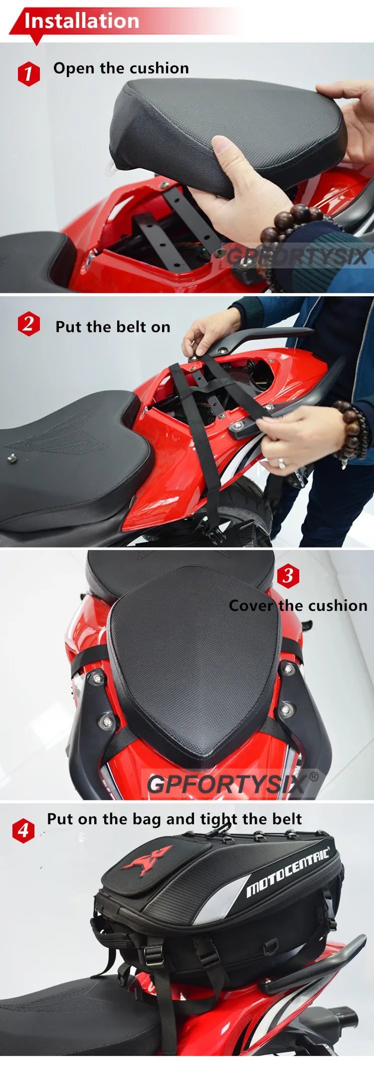 Motocentric Expandable Motorcycle Tail Bag - product image 29