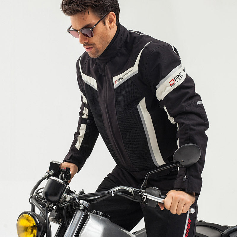 Mesh Motorcycle Jacket – CE Armored, Breathable, Men & Women