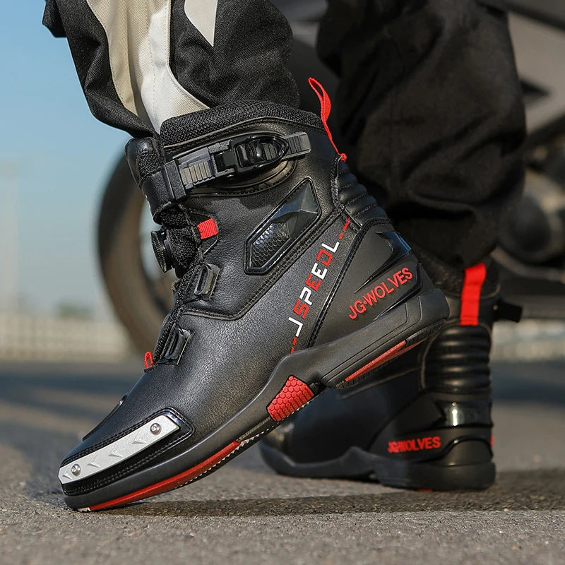 Knight-Style Anti-Slip Motorcycle Riding Boots - product image 6