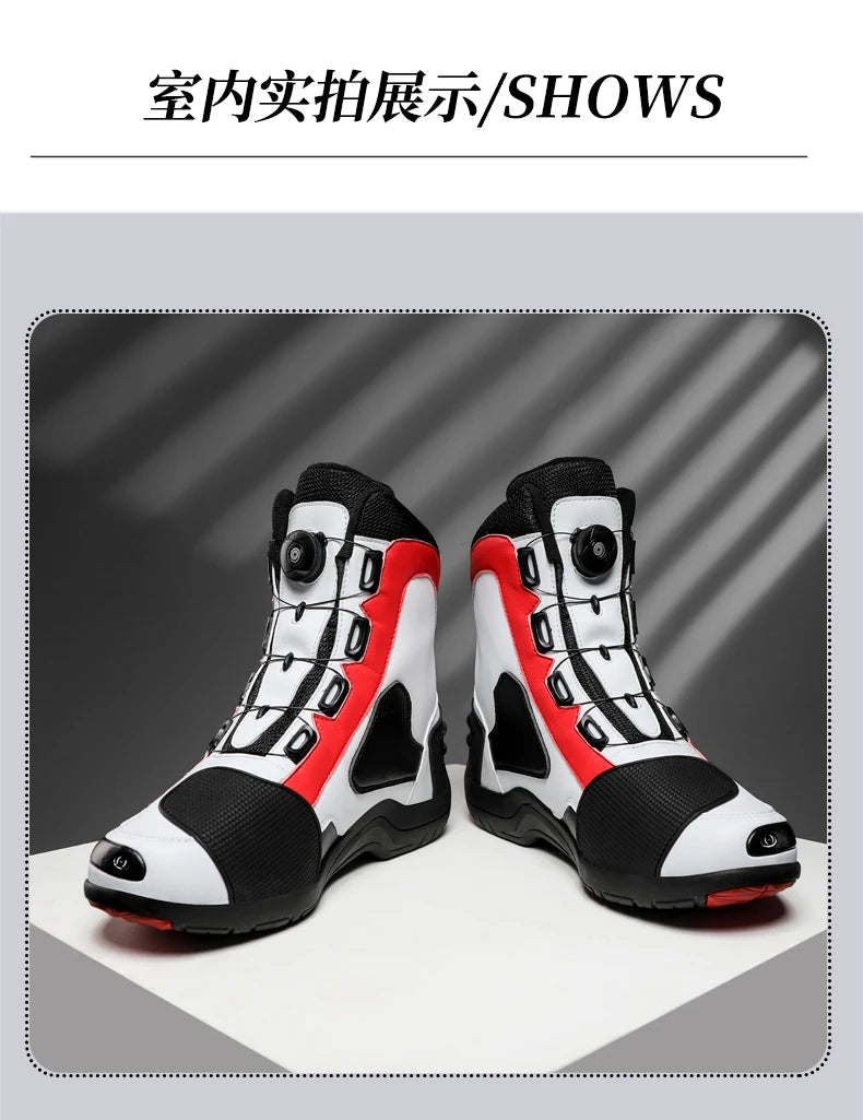 High-Top All-Season Motorcycle Riding Boots - product image 35