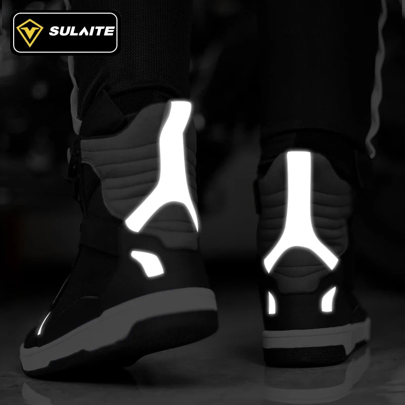 Breathable Motorcycle Riding Boots with Shift Pad - product image 5