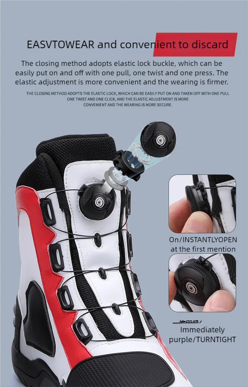 High-Top All-Season Motorcycle Riding Boots - product image 18