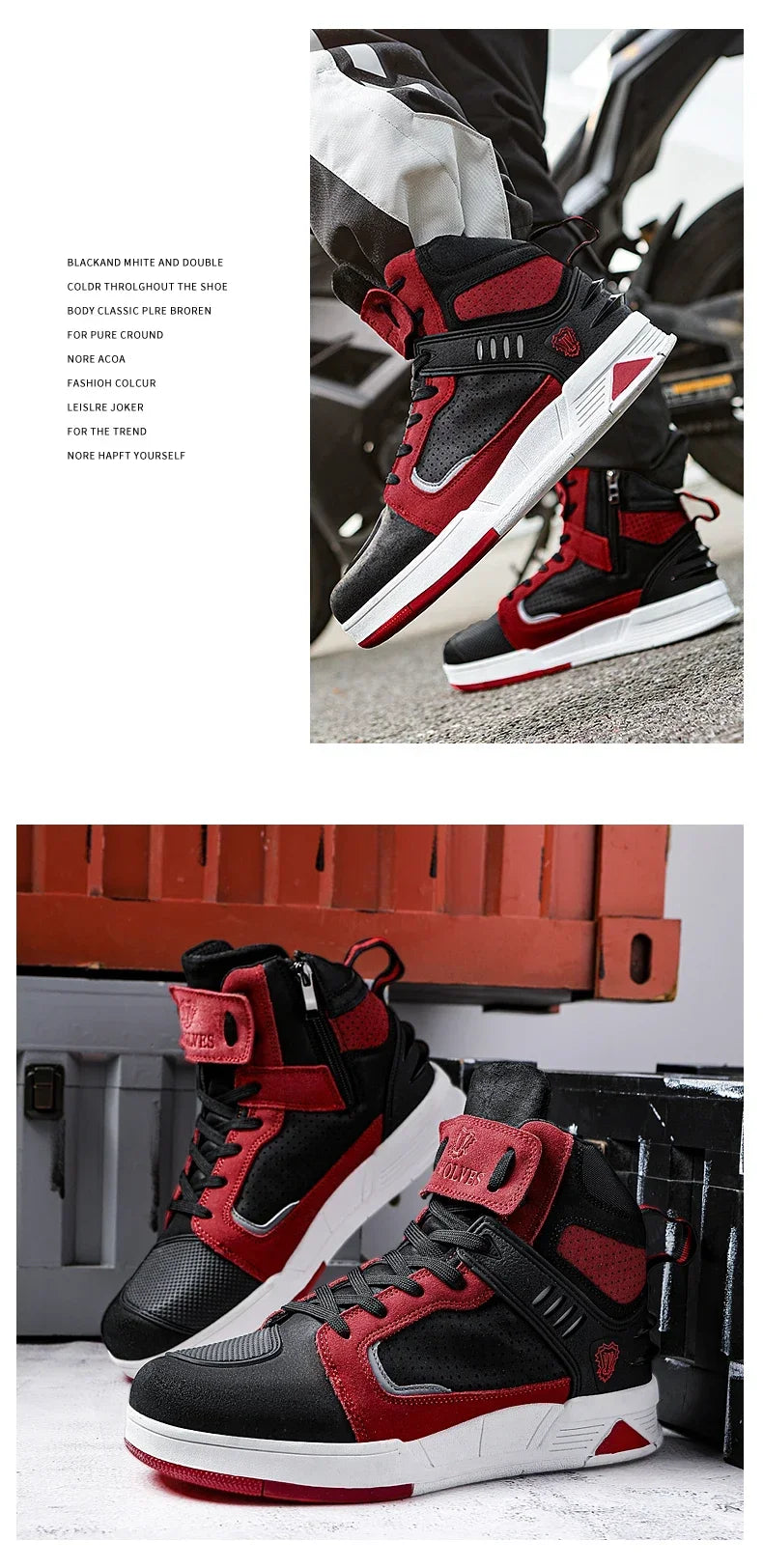 Breathable Motorcycle Riding Boots - Size Guide - product image 30