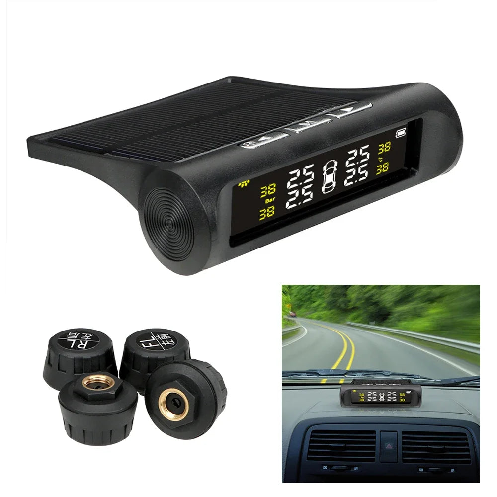 Solar TPMS Tire Pressure Monitoring System with 4 Sensors - product image 7