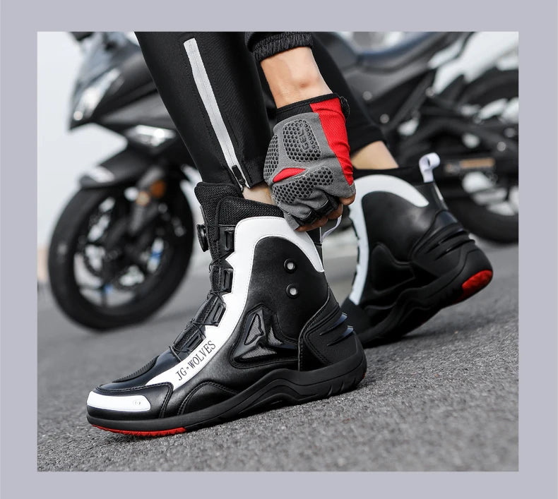 High-Top All-Season Motorcycle Riding Boots - product image 26