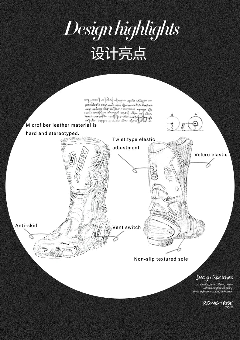 PRO-BIKER B1001 Motorcycle Riding Boots - product image 11