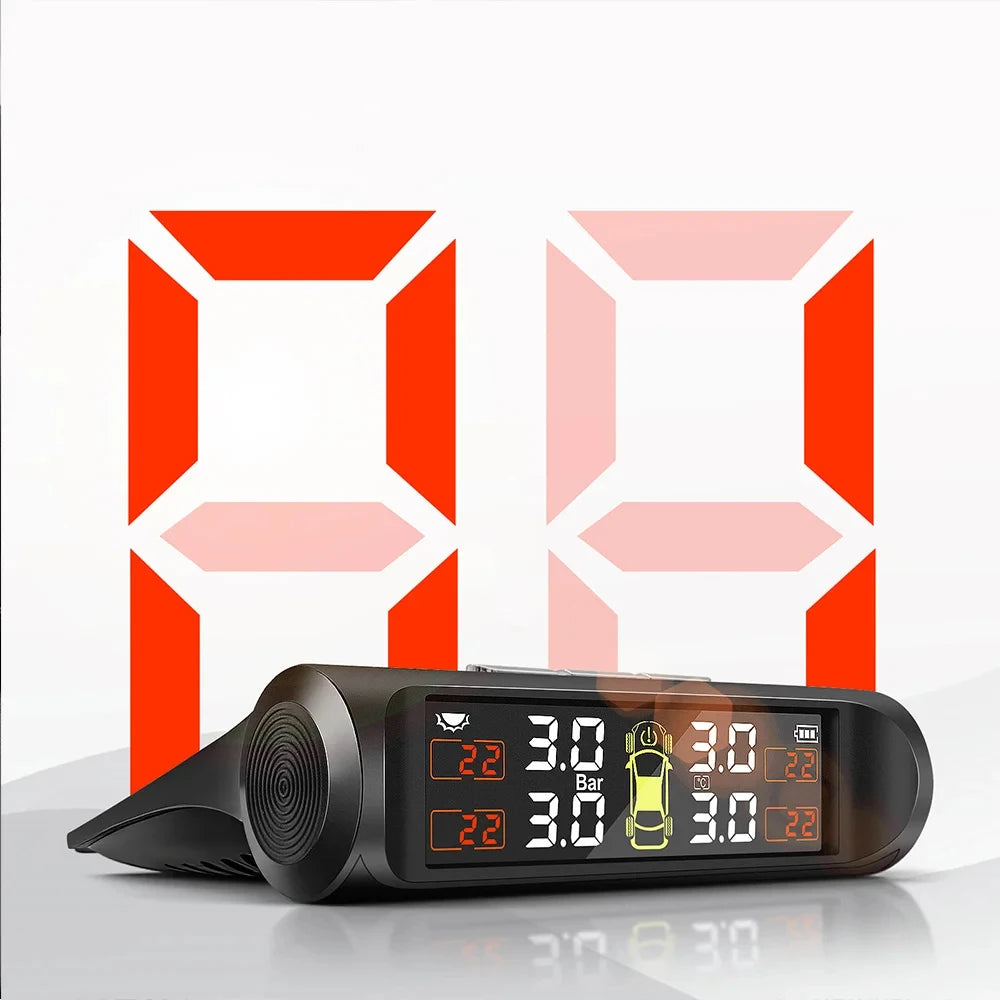 Solar TPMS Tire Pressure Monitoring System with 4 Sensors - product image 4