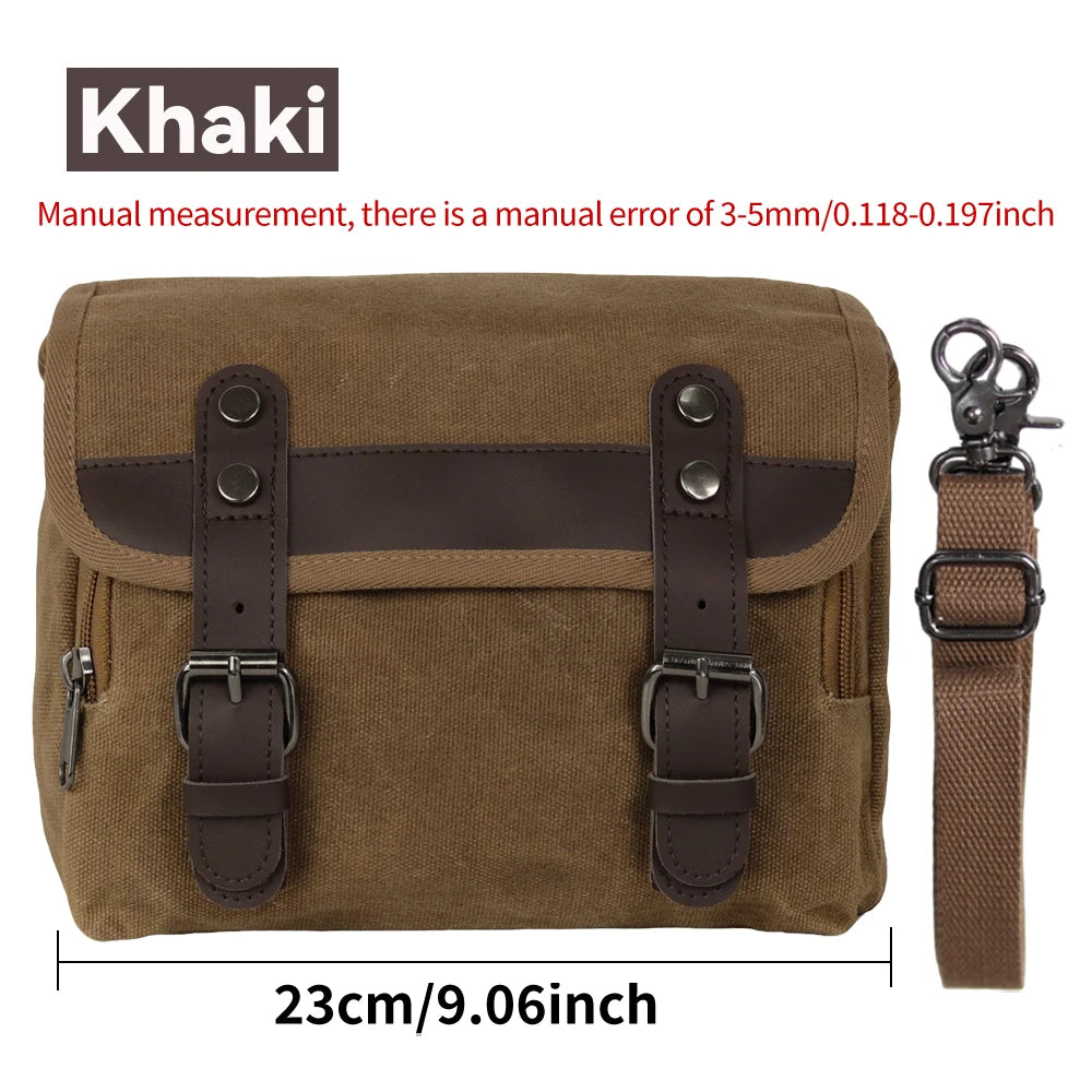 Waxed Canvas Motorcycle Saddle Bag - product image 7