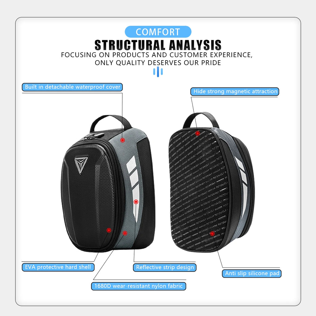 Expandable Magnetic Motorcycle Tank Bag 3-5L - product image 12