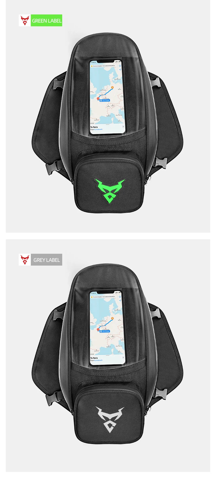 Motorcycle Tank Bag with Touchscreen Phone Window - product image 25