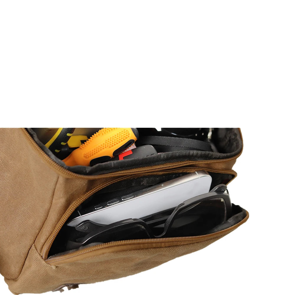 Waxed Canvas Motorcycle Saddle Bag - product image 18