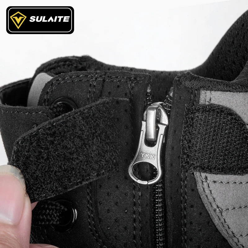 Breathable Motorcycle Riding Boots with Shift Pad - product image 4