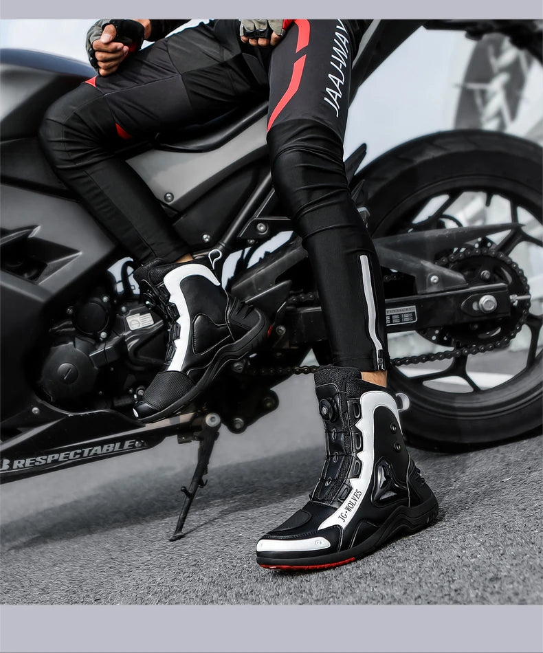High-Top All-Season Motorcycle Riding Boots - product image 28