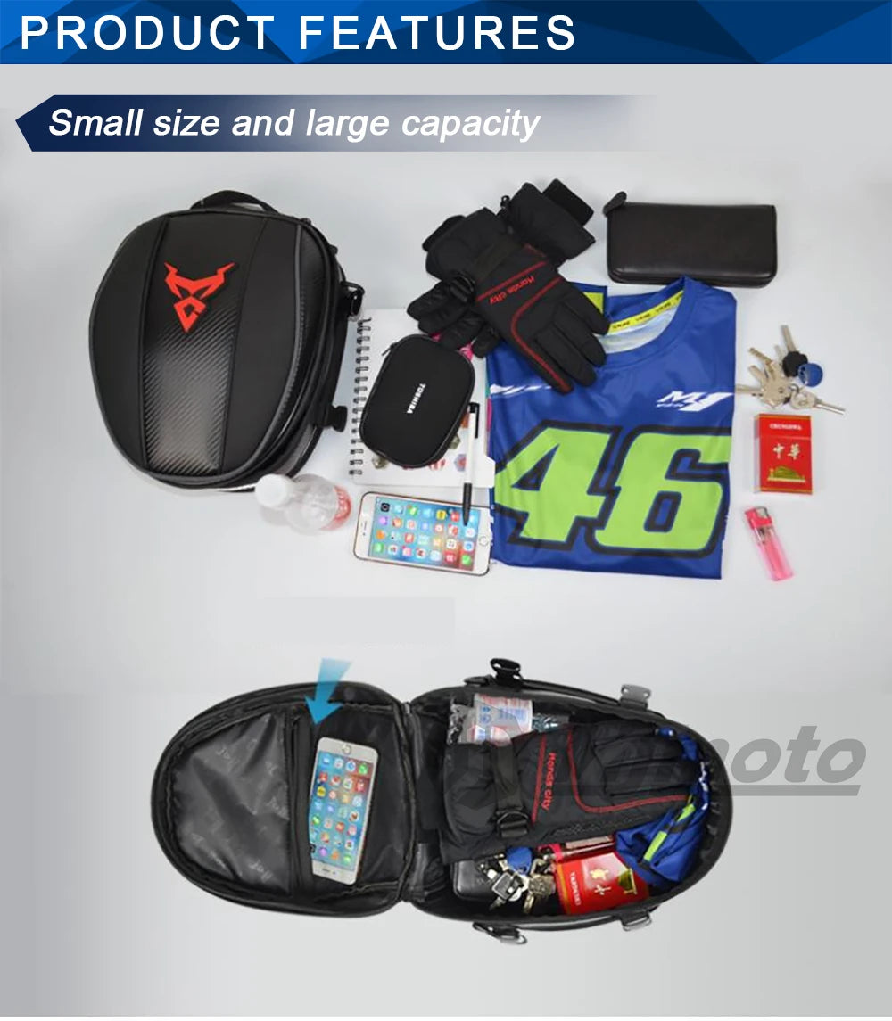 Motocentric Expandable Motorcycle Tail Bag - product image 34