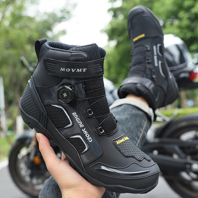 Motocross-Style Motorcycle Riding Boots - product image 15