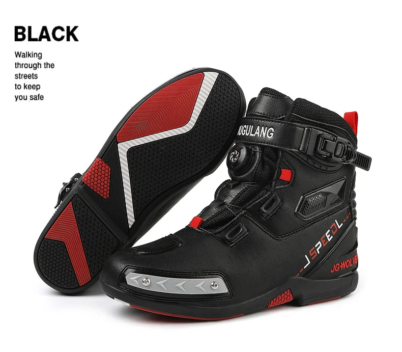 Knight-Style Anti-Slip Motorcycle Riding Boots - product image 16