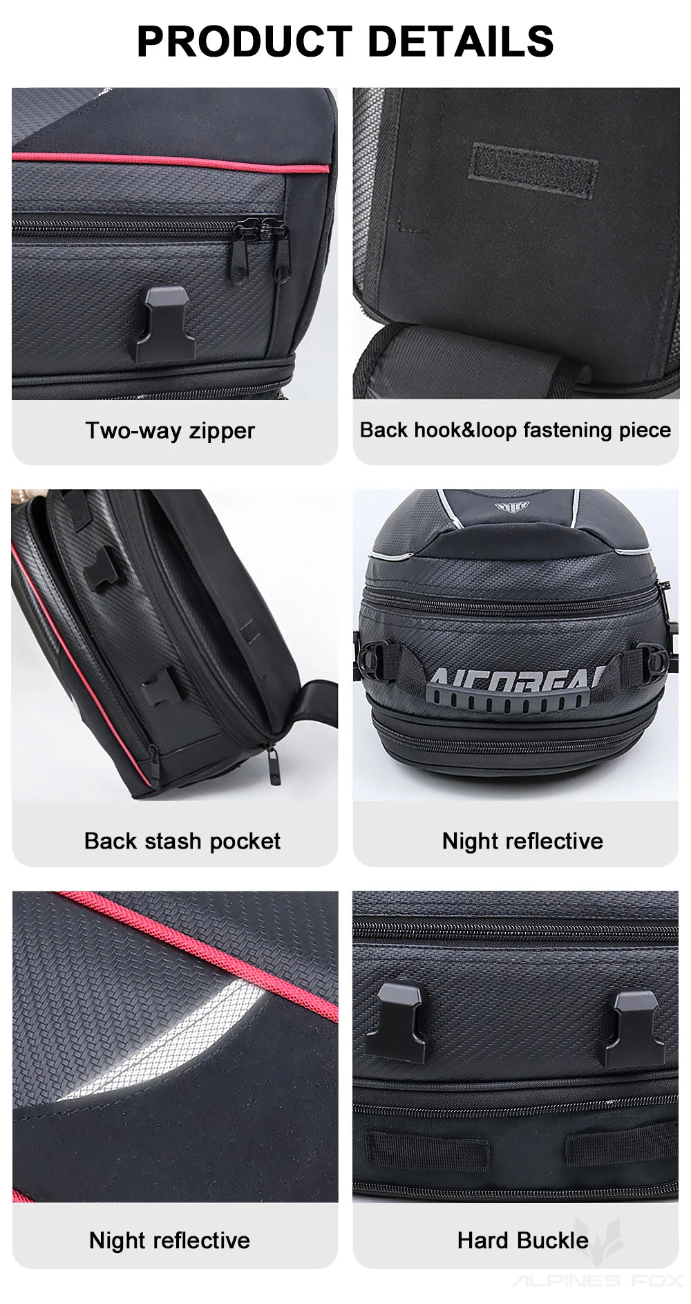 LAICO BEAR Motorcycle Tail Bag LA-0101 - product image 20