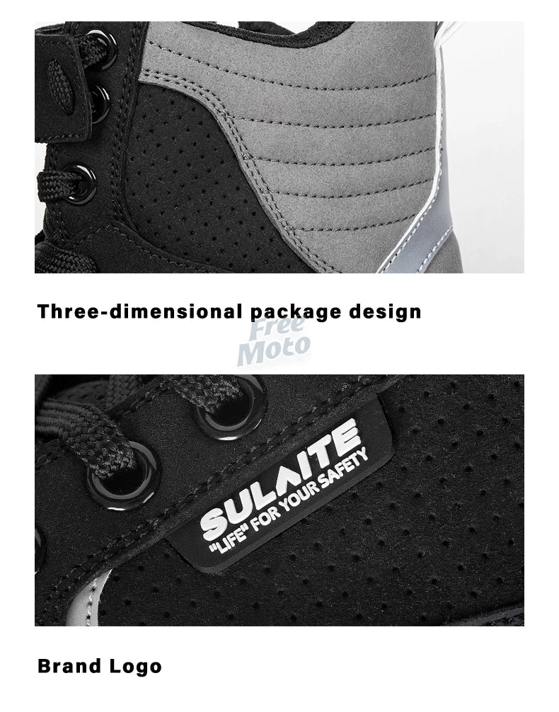 Breathable Motorcycle Riding Boots with Shift Pad - product image 27