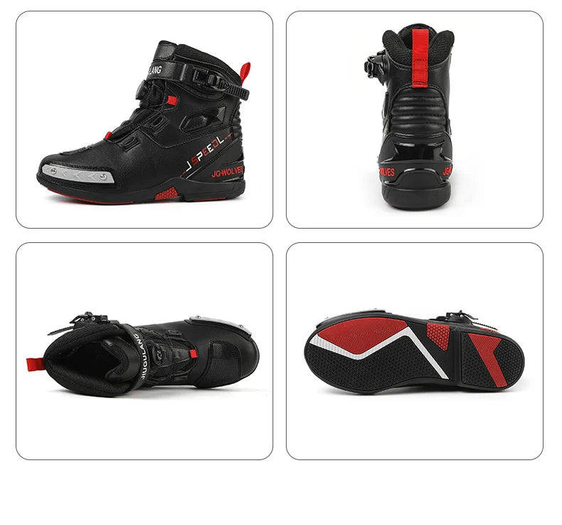 Knight-Style Anti-Slip Motorcycle Riding Boots - product image 15