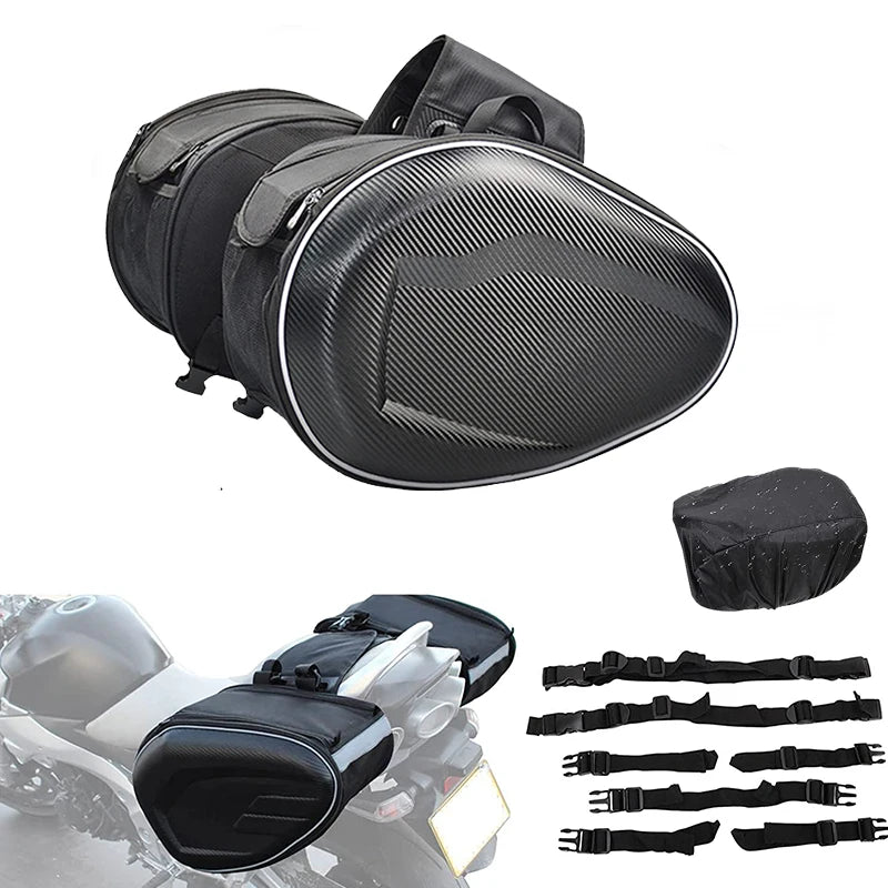 Motorcycle Pannier Saddle Bags 36-58L Pair - product image 11