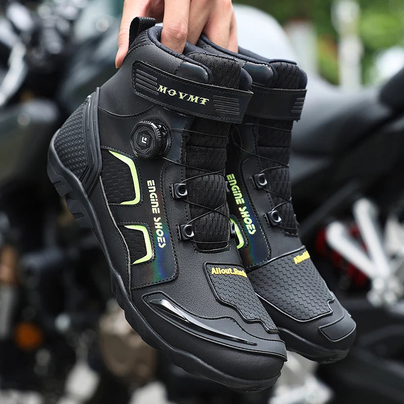 Motocross-Style Motorcycle Riding Boots - product image 11