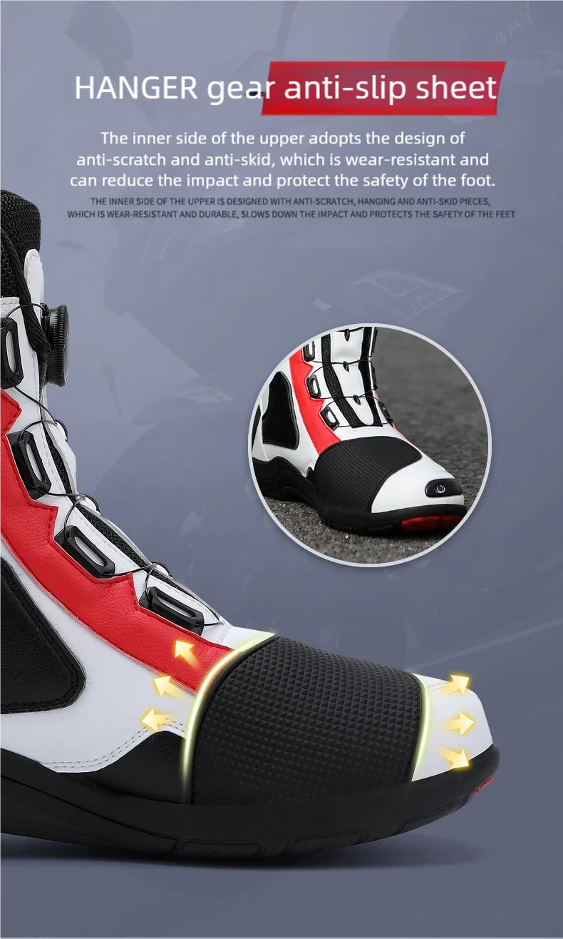 High-Top All-Season Motorcycle Riding Boots - product image 15