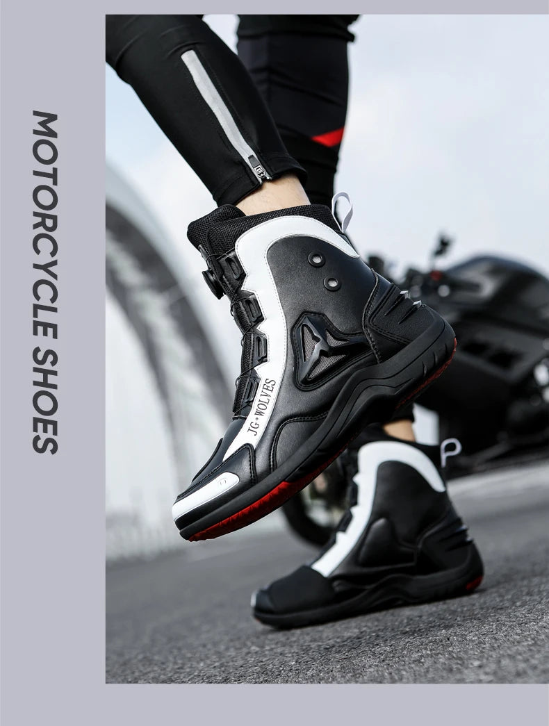 High-Top All-Season Motorcycle Riding Boots - product image 27