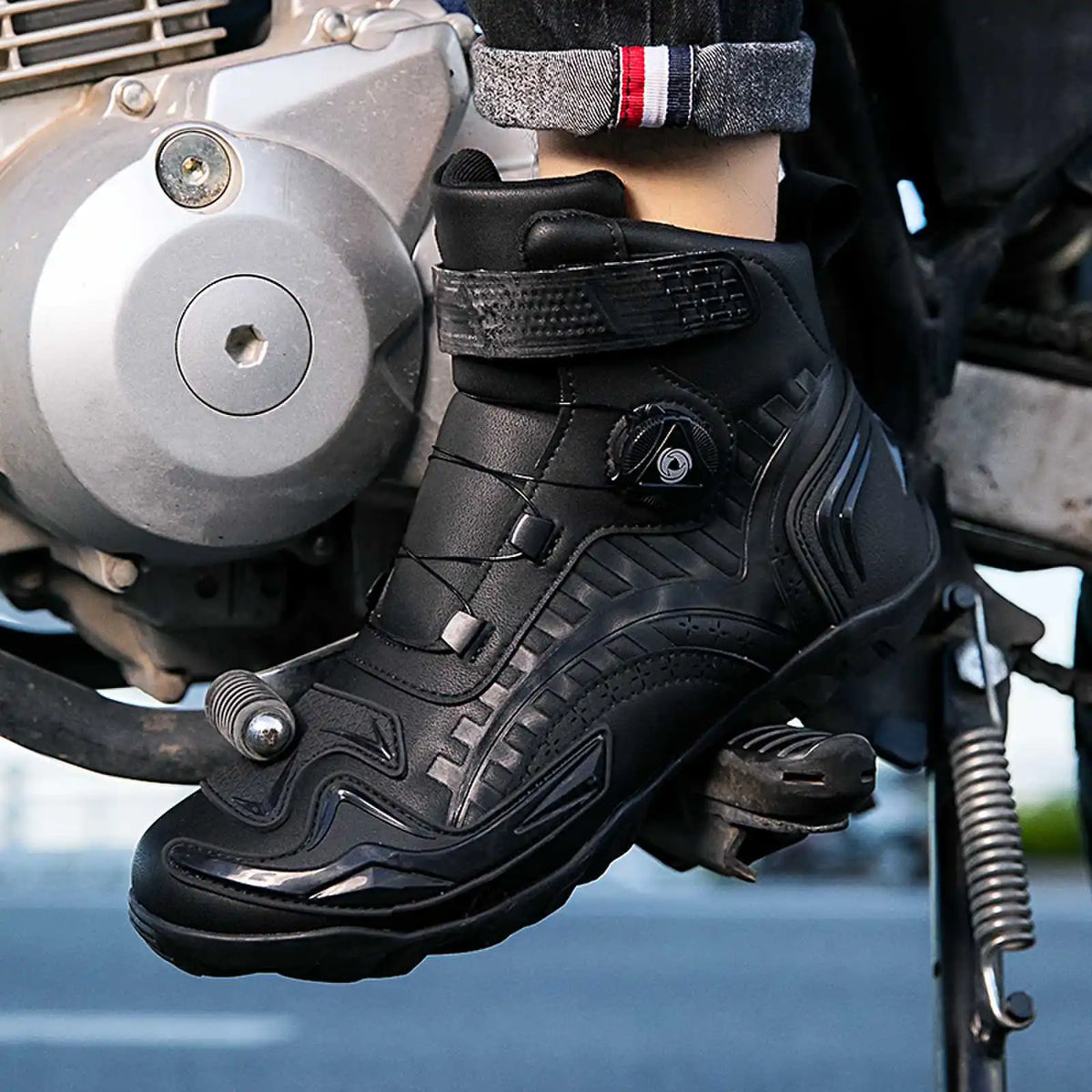 Motocross-Style Motorcycle Riding Boots - product image 3