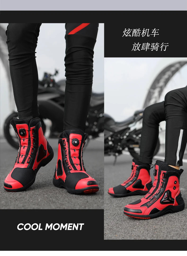 High-Top All-Season Motorcycle Riding Boots - product image 34