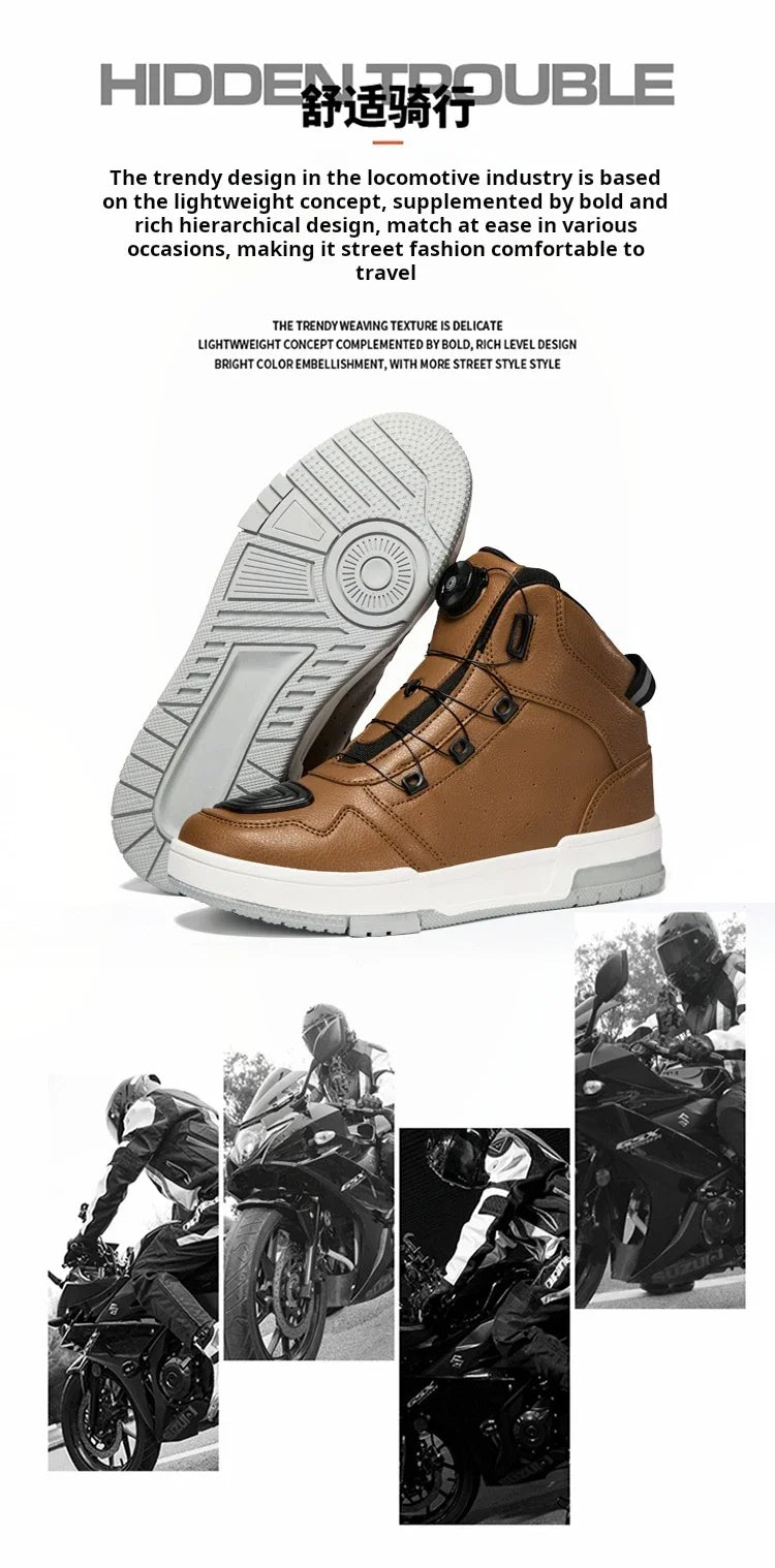 Spring-Style Motorcycle Riding Shoes - product image 14