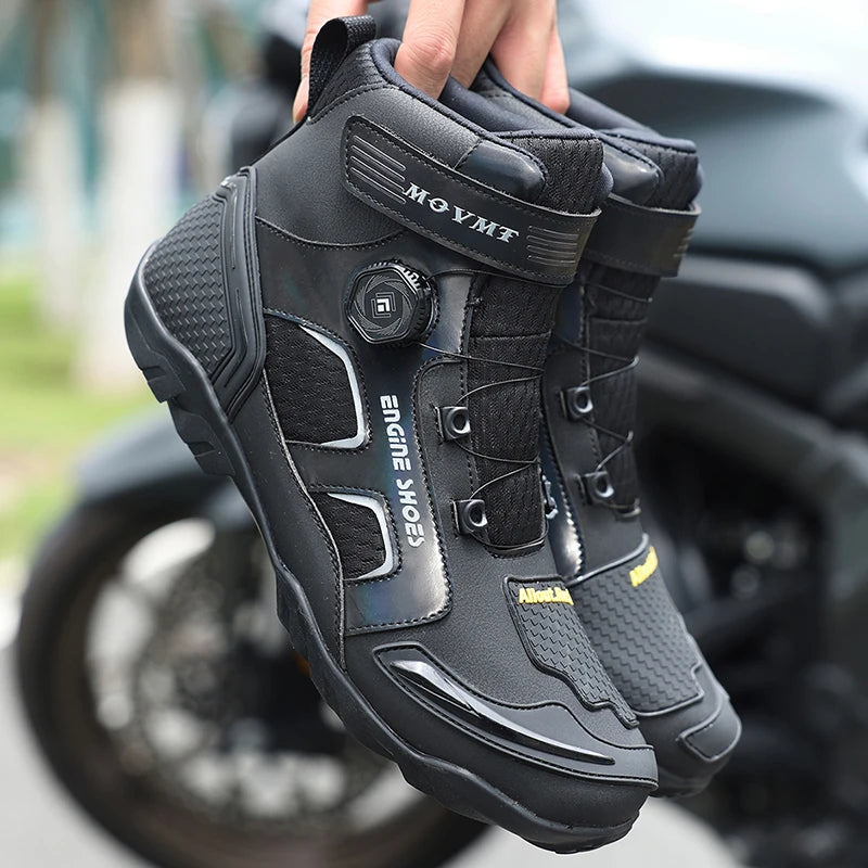 Motocross-Style Motorcycle Riding Boots - product image 12