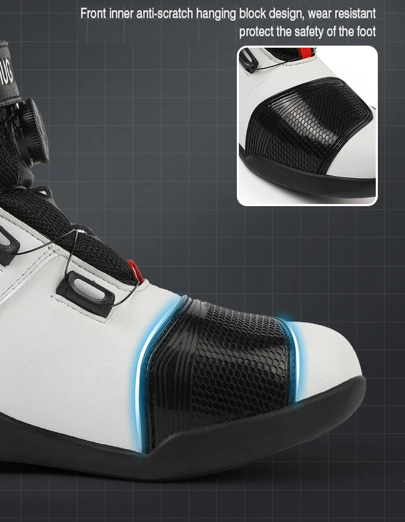 Knight-Style Anti-Slip Motorcycle Riding Boots - product image 24