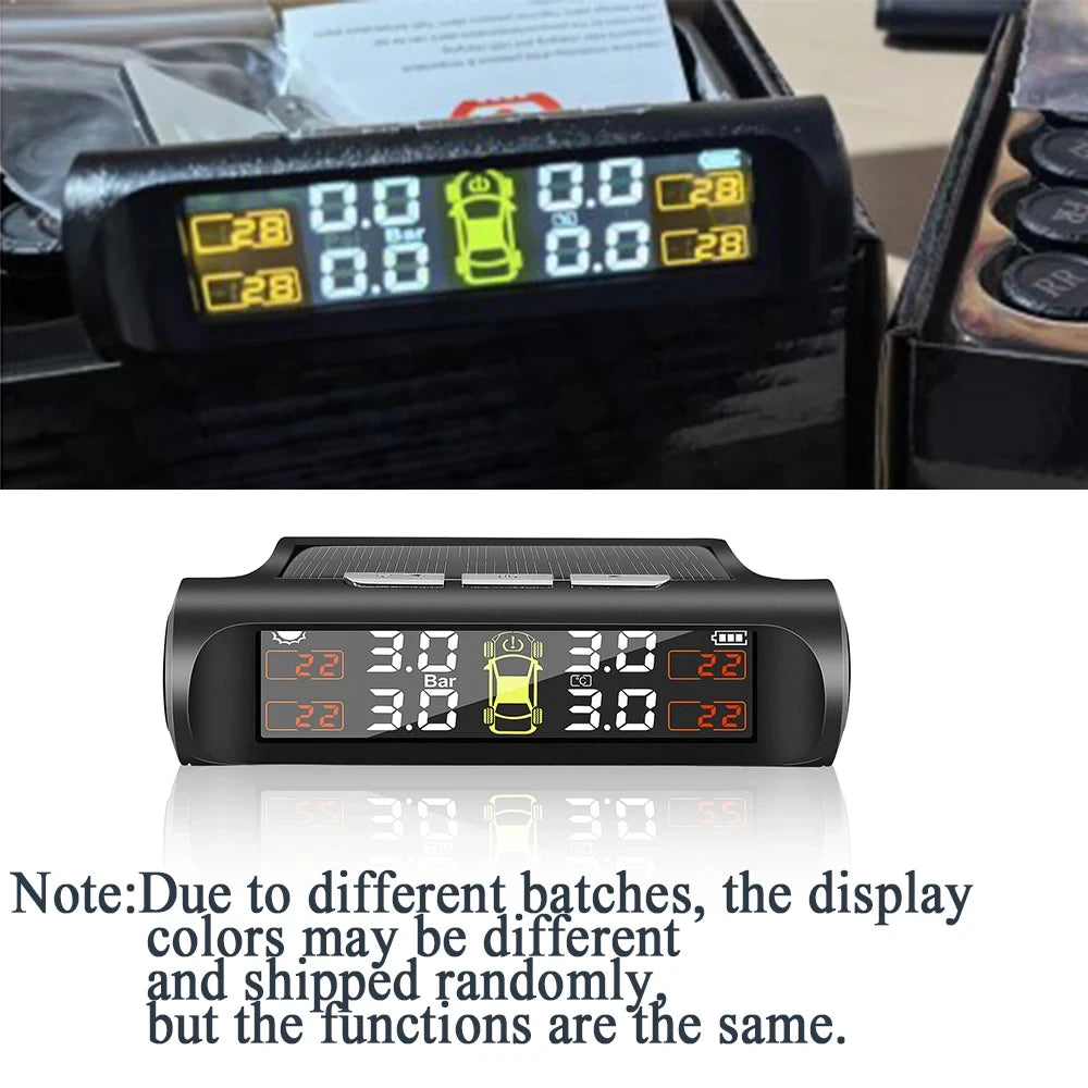 Solar TPMS Tire Pressure Monitoring System with 4 Sensors - product image 3