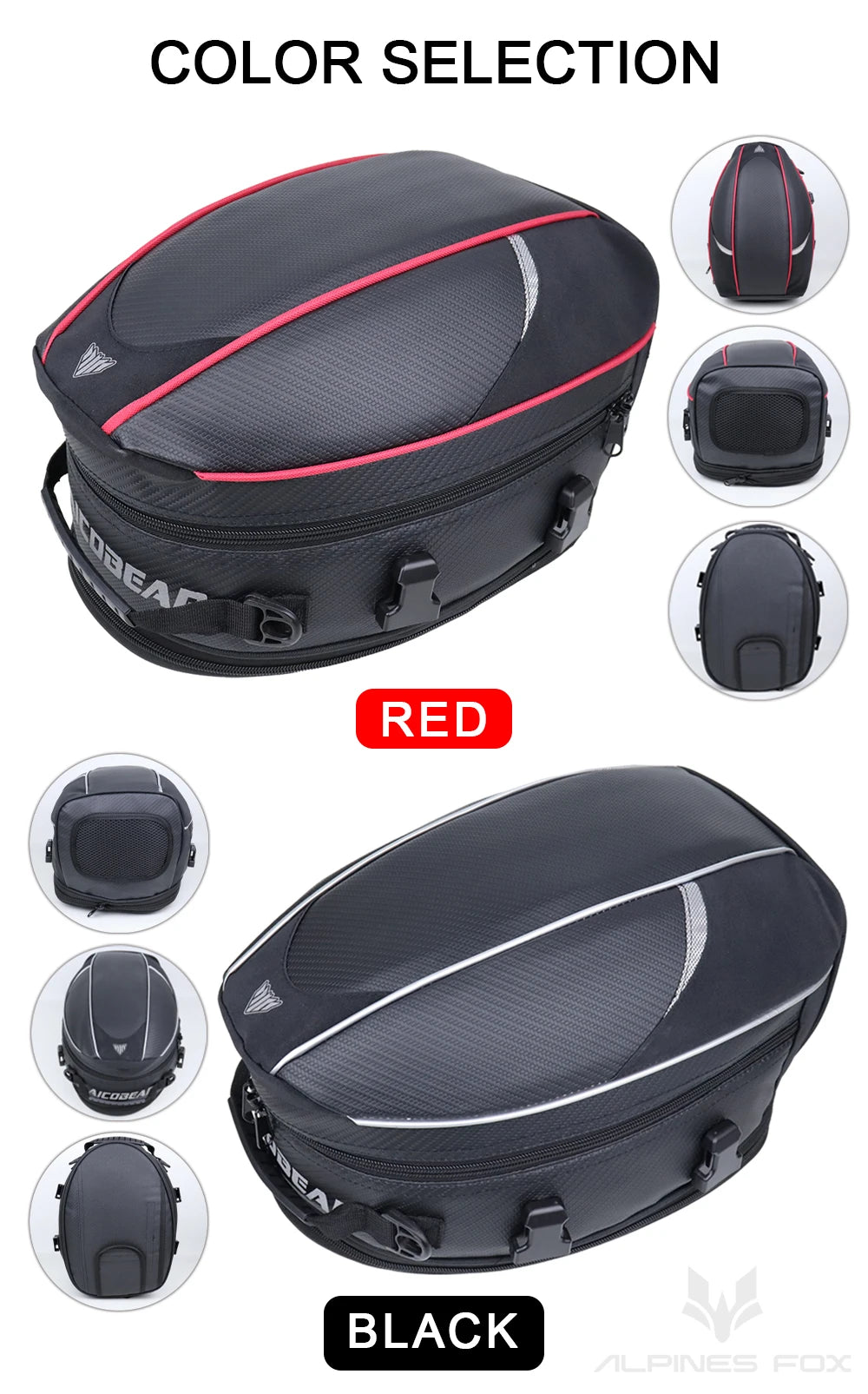 LAICO BEAR Motorcycle Tail Bag LA-0101 - product image 13