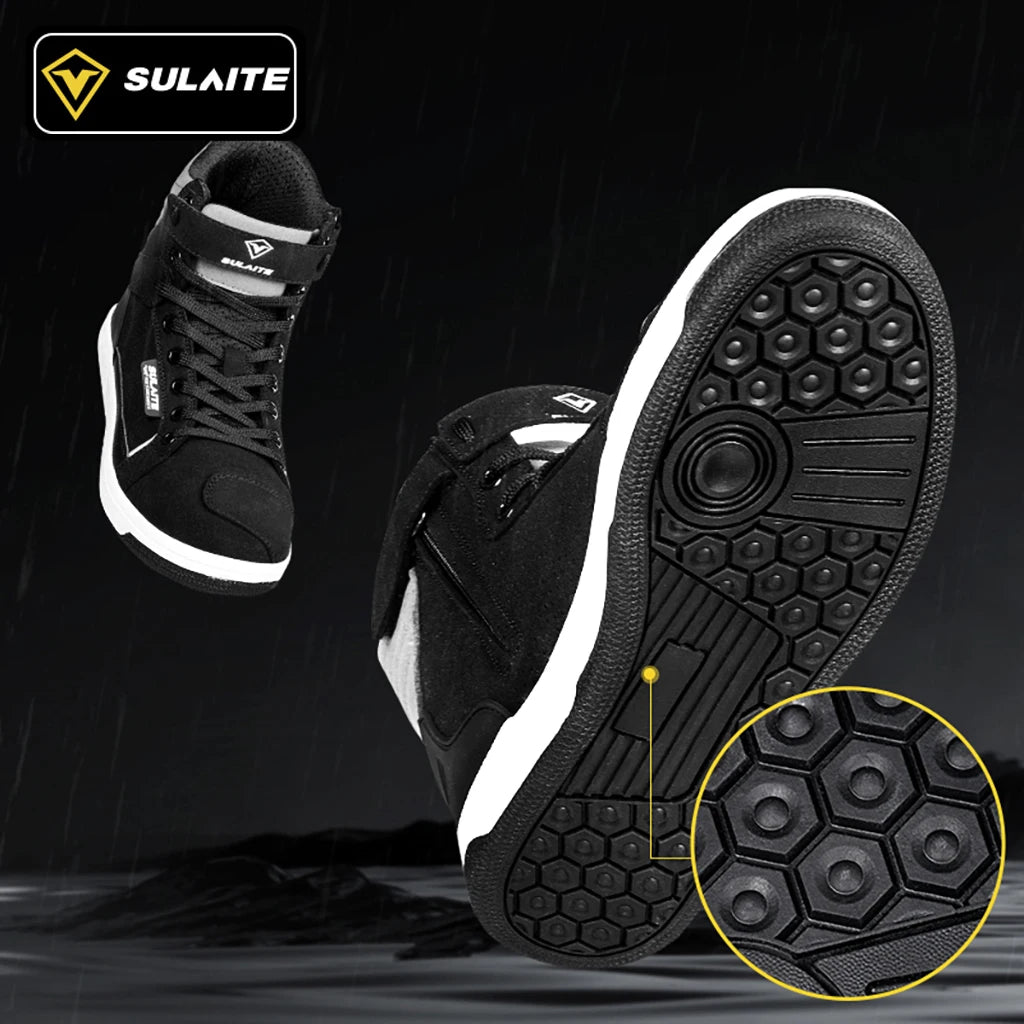 Breathable Motorcycle Riding Boots with Shift Pad - product image 3