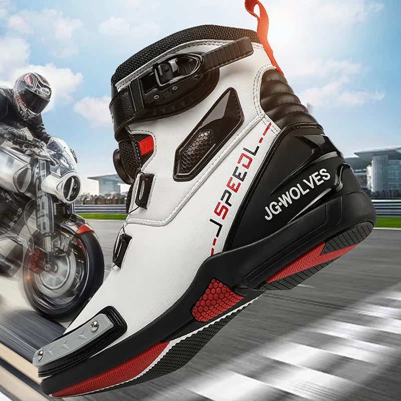 Knight-Style Anti-Slip Motorcycle Riding Boots - product image 1