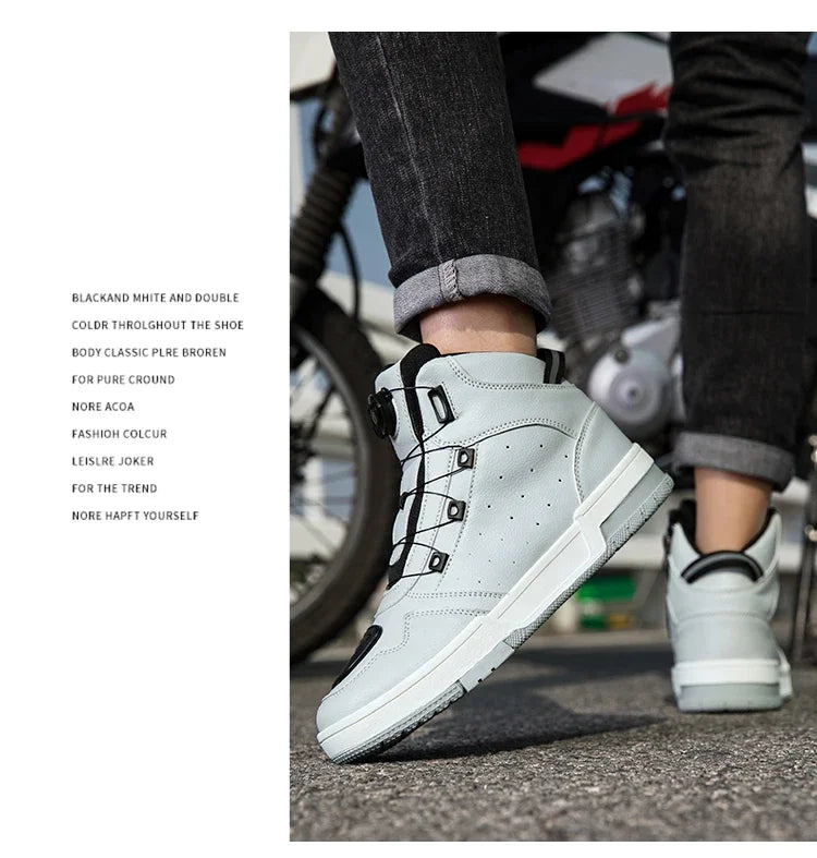Spring-Style Motorcycle Riding Shoes - product image 32