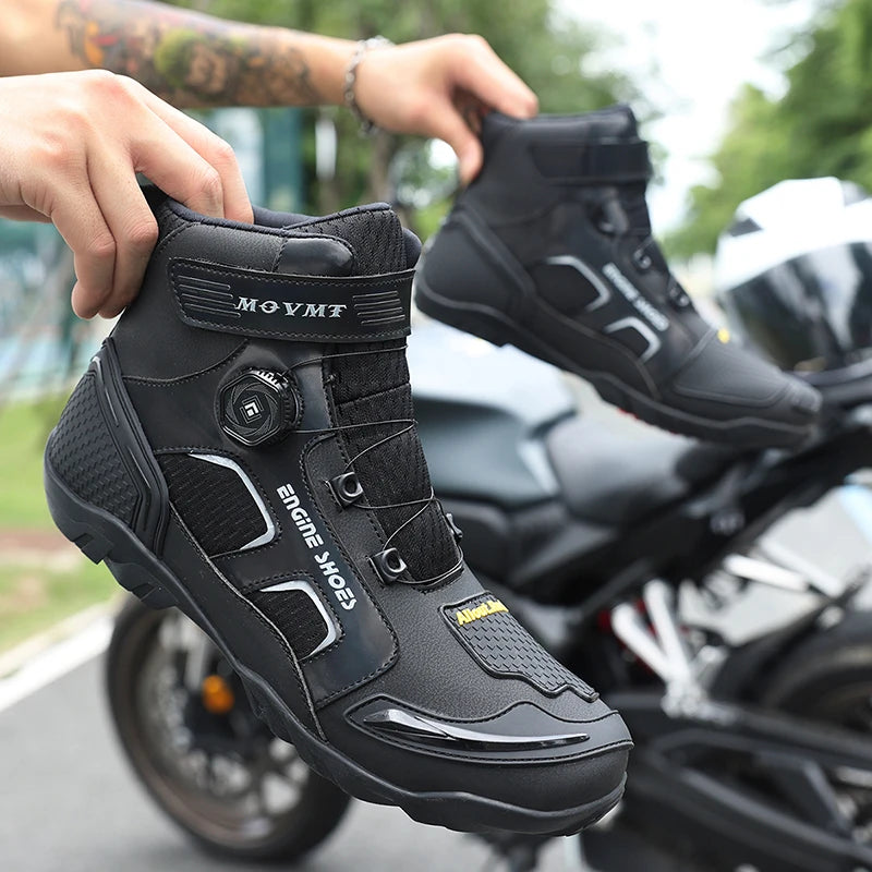 Motocross-Style Motorcycle Riding Boots - product image 5