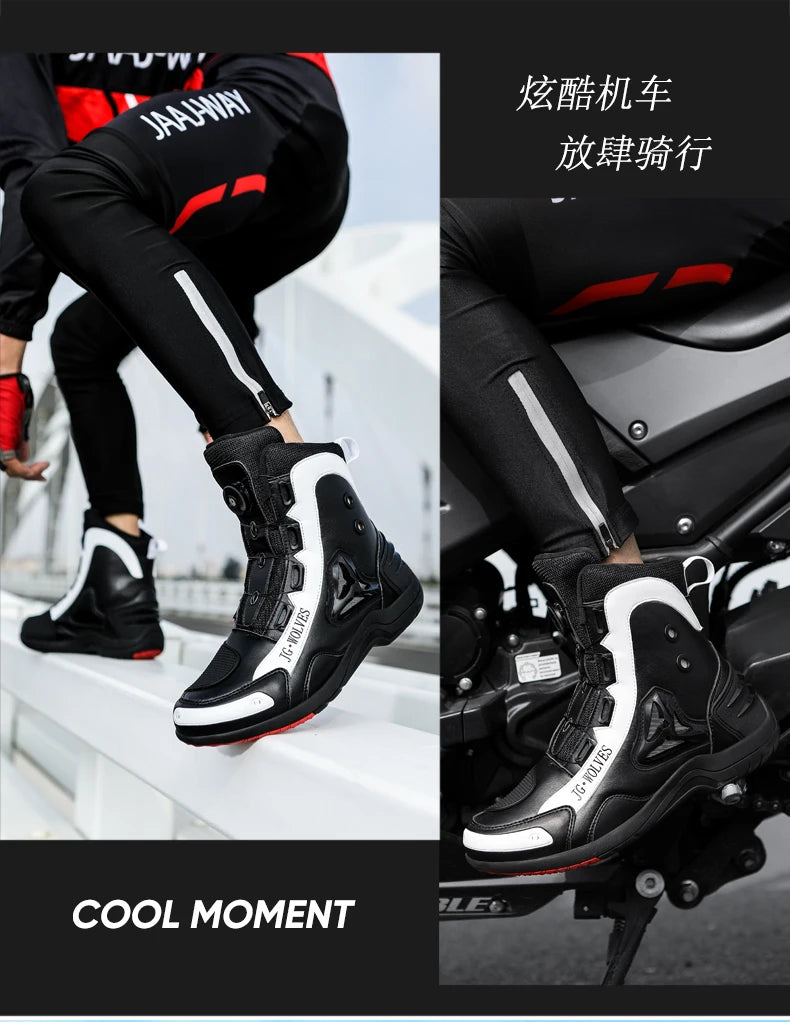 High-Top All-Season Motorcycle Riding Boots - product image 29