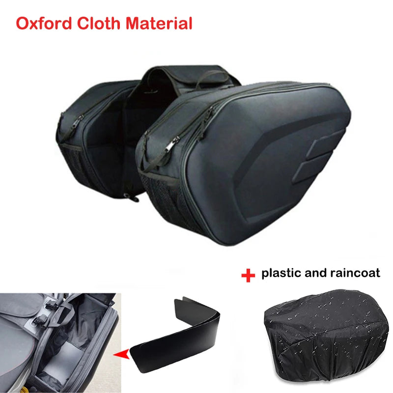 Motorcycle Pannier Saddle Bags 36-58L Pair - product image 7