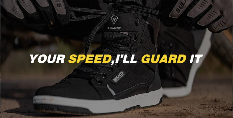 Breathable Motorcycle Riding Boots with Shift Pad - product image 9
