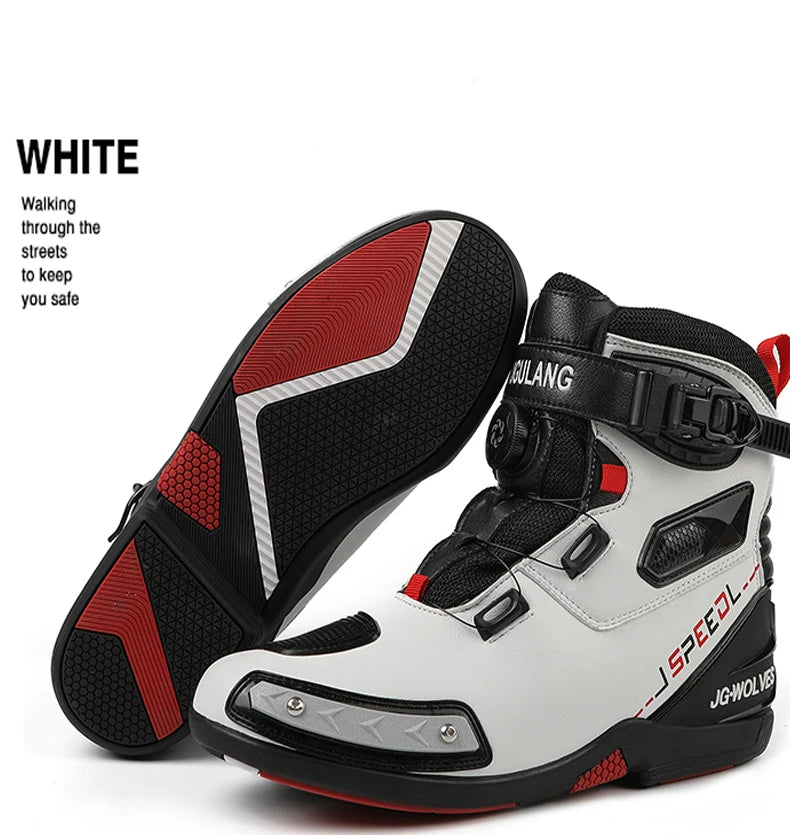 Knight-Style Anti-Slip Motorcycle Riding Boots - product image 17