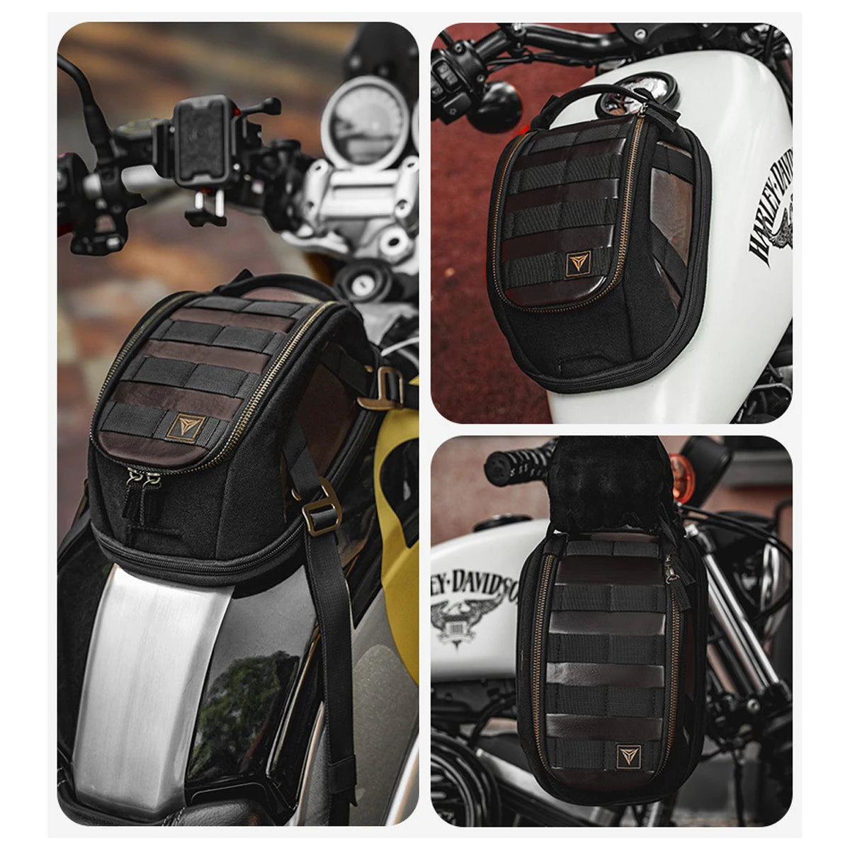 Expandable Magnetic Motorcycle Tank Bag 3-5L - product image 6