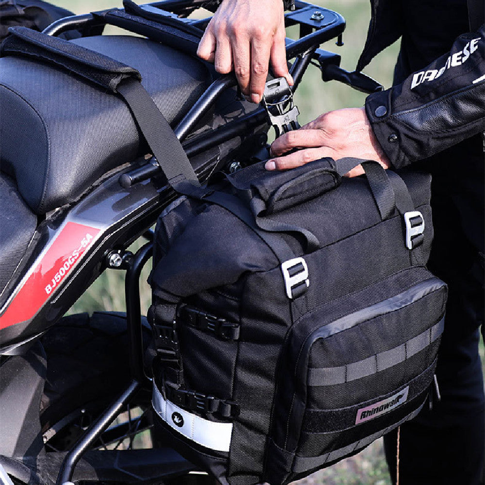 Waterproof 20L Motorcycle Side Bag – Quick Release, Universal Fit